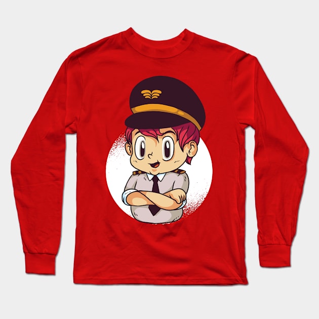 Pilot Child Long Sleeve T-Shirt by TomCage